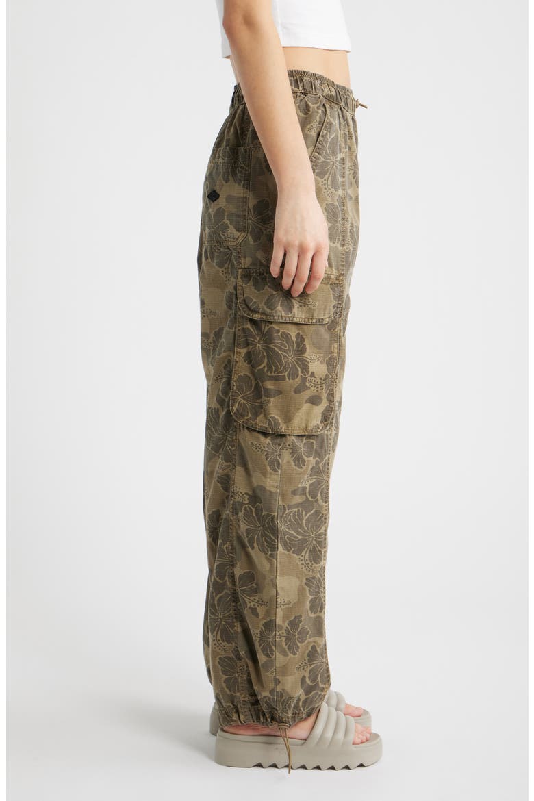 Paradise Camo Cargo Pants, Alternate, color, KHAKI