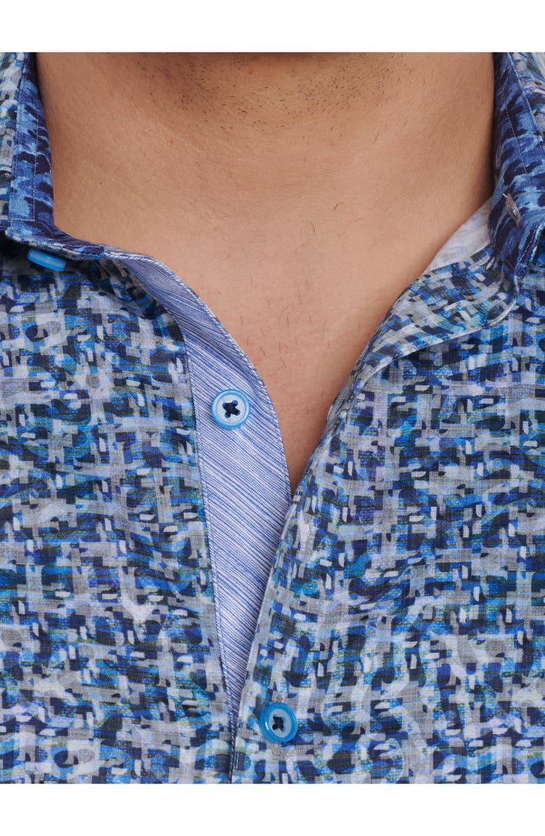 Robert Graham Labyrinth Button-Up Shirt, Alternate, color,