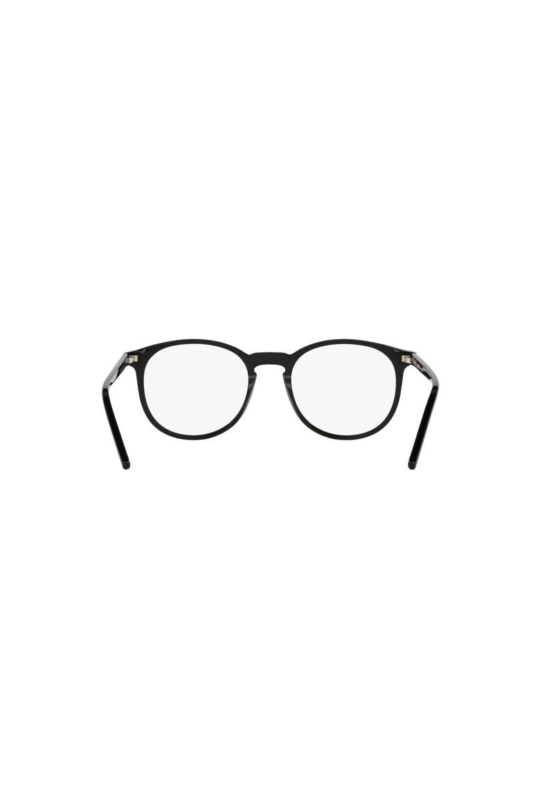 50mm Round optical glasses, Alternate, color, Black