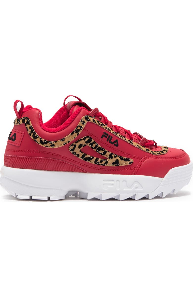 FILA Disruptor II Leopard Sneaker, Alternate, color,