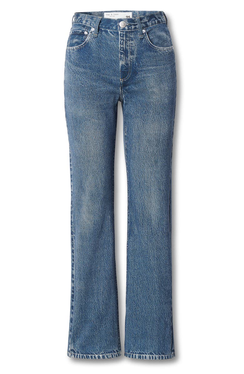 rag & bone/JEAN Miramar Terry Shea Relaxed Straight Leg Jeans, Main, color, Almeda