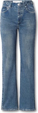 rag & bone/JEAN Miramar Terry Shea Relaxed Straight Leg Jeans