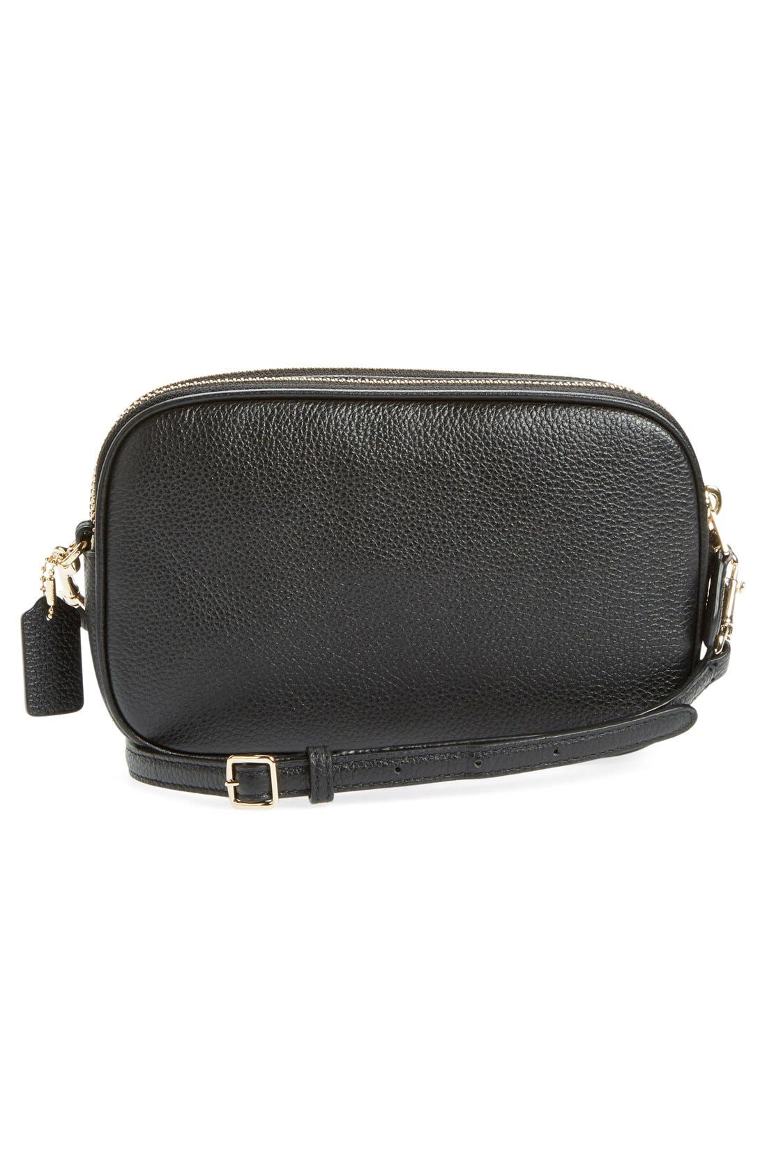 COACH Convertible Leather Crossbody Bag, Alternate, color, 