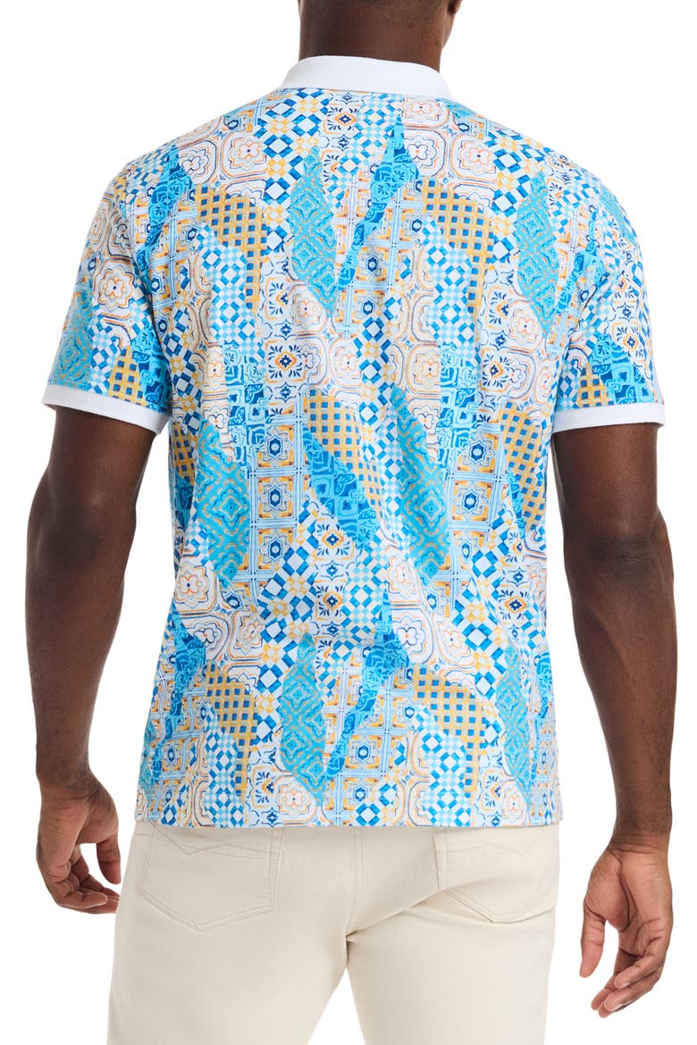 Ward Cotton Polo, Alternate, color, BLUE