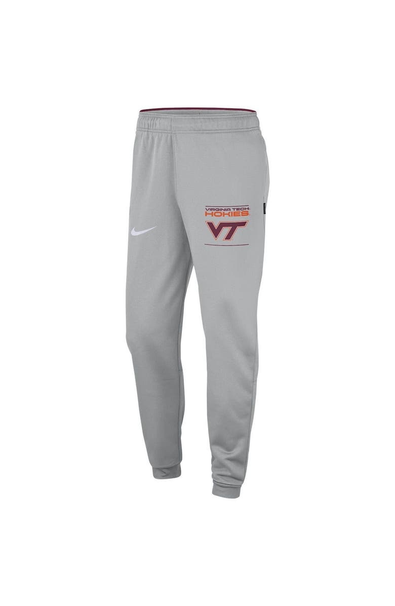 Nike Men's Nike Silver Virginia Tech Hokies 2021 Sideline Performance Pants, Alternate, color, 
