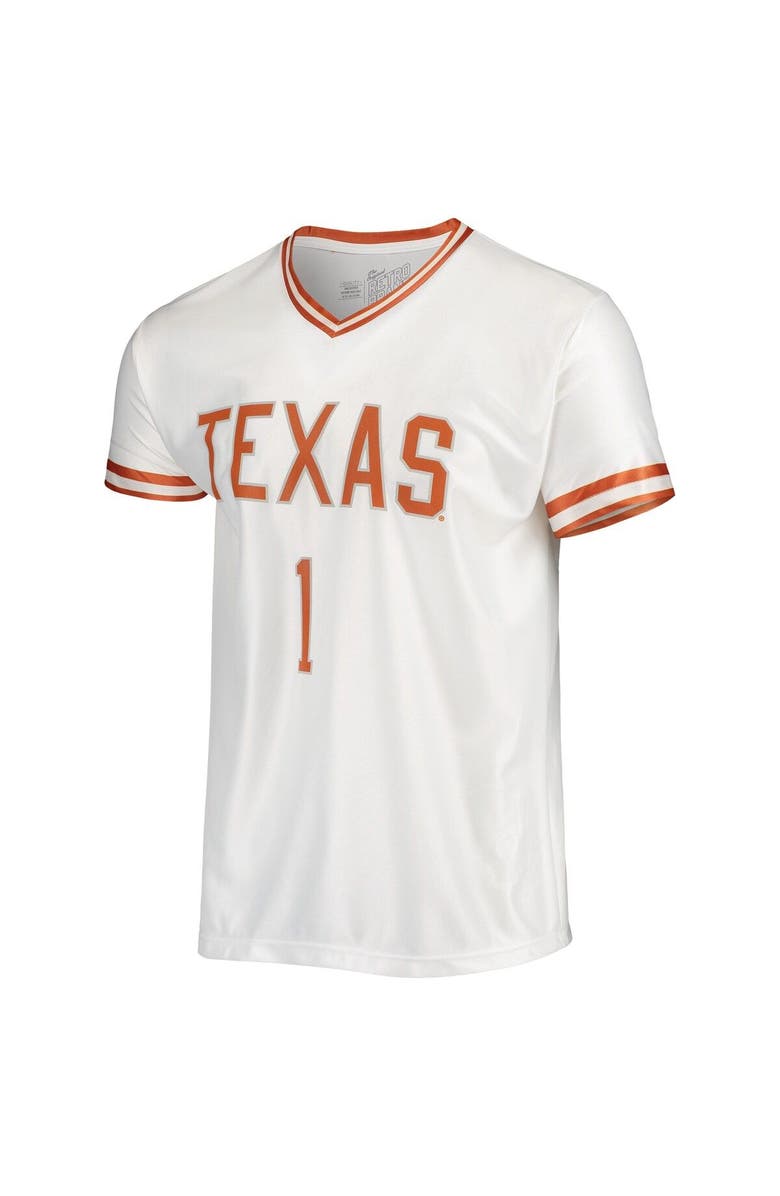 Retro Brand Men's Original Retro Brand White Texas Longhorns Basketball Jersey, Alternate, color, White