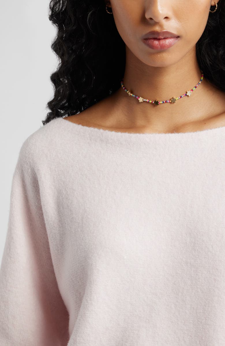 BP. Lofty Boat Neck Oversize Sweater, Alternate, color, Pink Primrose