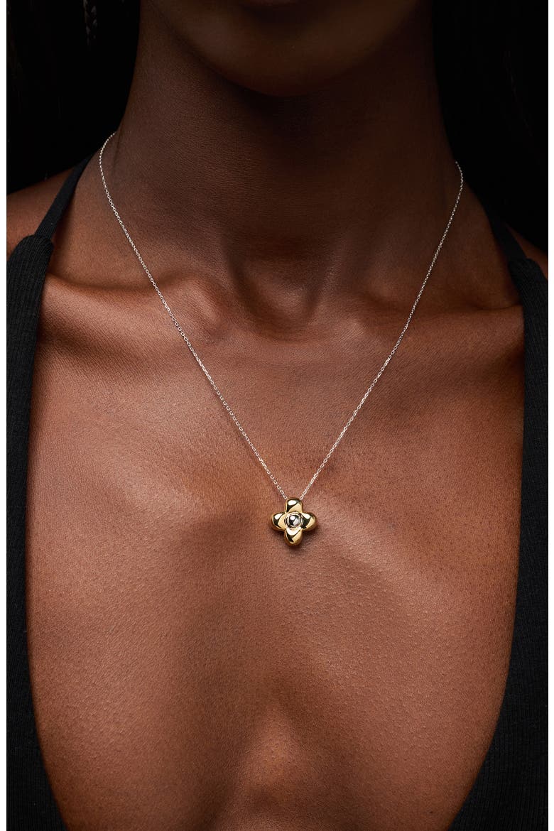 Liora Pendant Necklace, Alternate, color, GOLD / SILVER