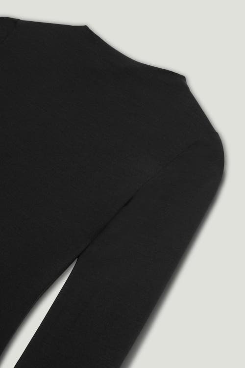 Nocturne Long-sleeve Jersey Bodysuit In Black