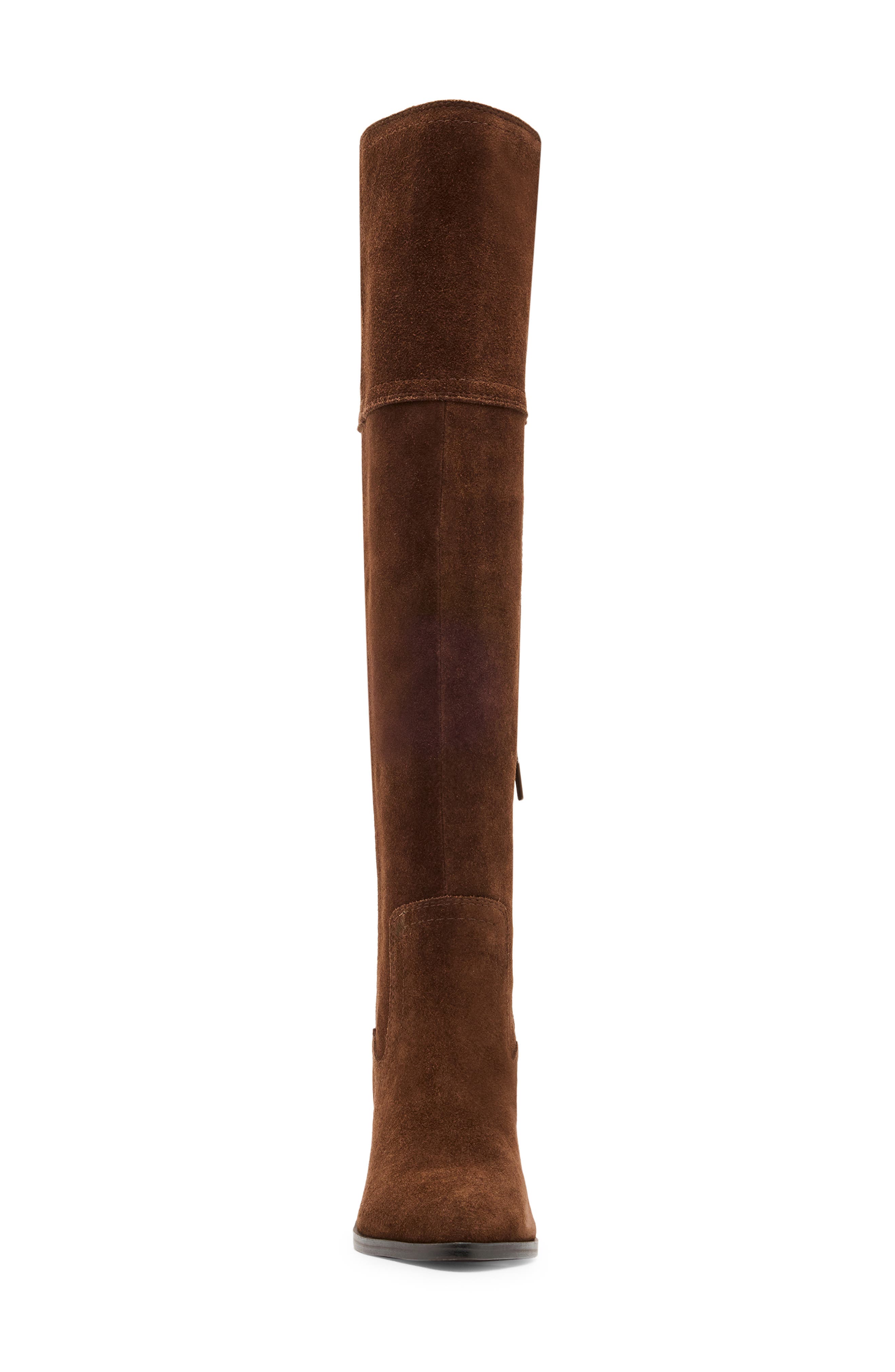 Windie Waterproof Over the Knee Boot, Alternate, color, CHOCOLATE SUEDE