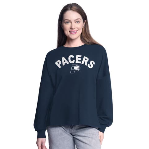 Women's G-III 4Her by Carl Banks Navy Indiana Pacers Athletic Pullover Sweatshirt