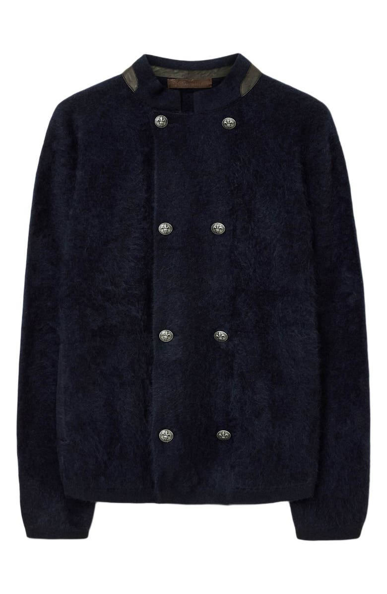 John Varvatos Andrano Cashmere Jacket, Alternate, color, Midnight