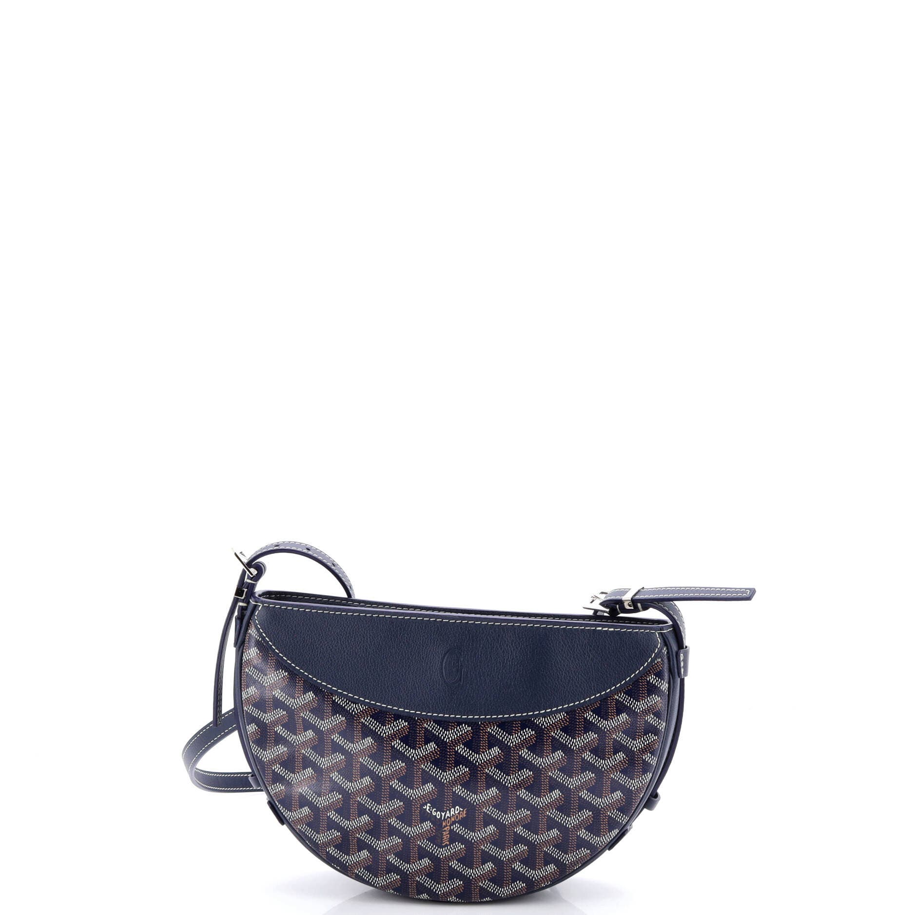 Pre-Owned Goyard Hirondelle Shoulder Bag Coated Canvas and Leather, Alternate, color, 