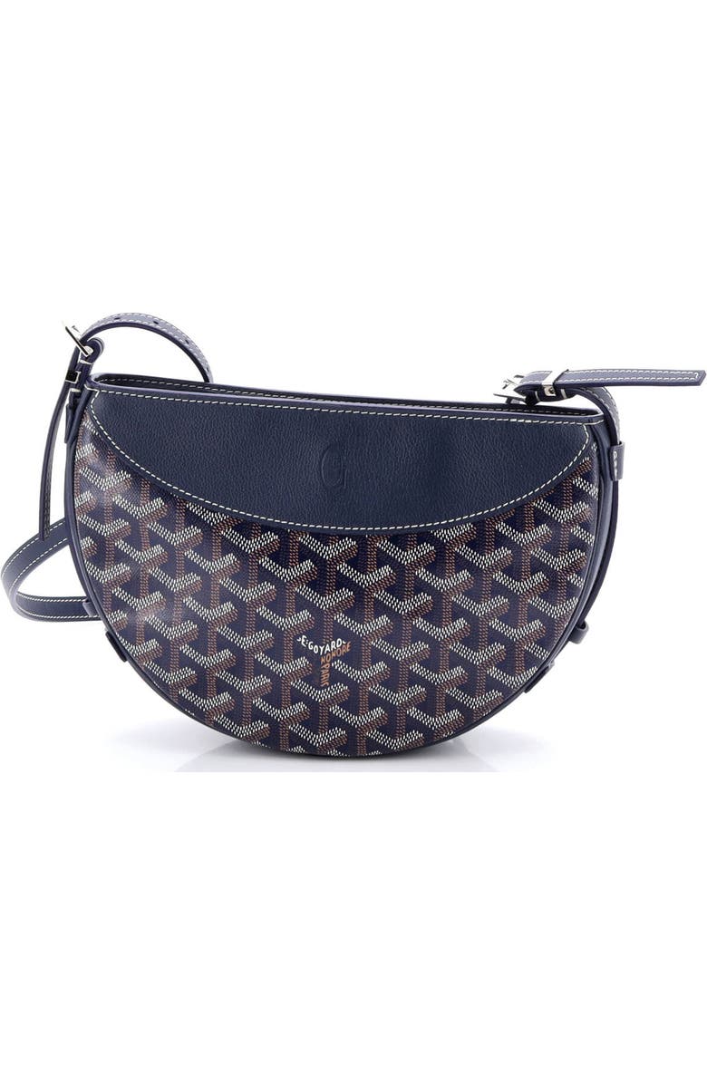 Pre-Owned Goyard Hirondelle Shoulder Bag Coated Canvas and Leather, Alternate, color,