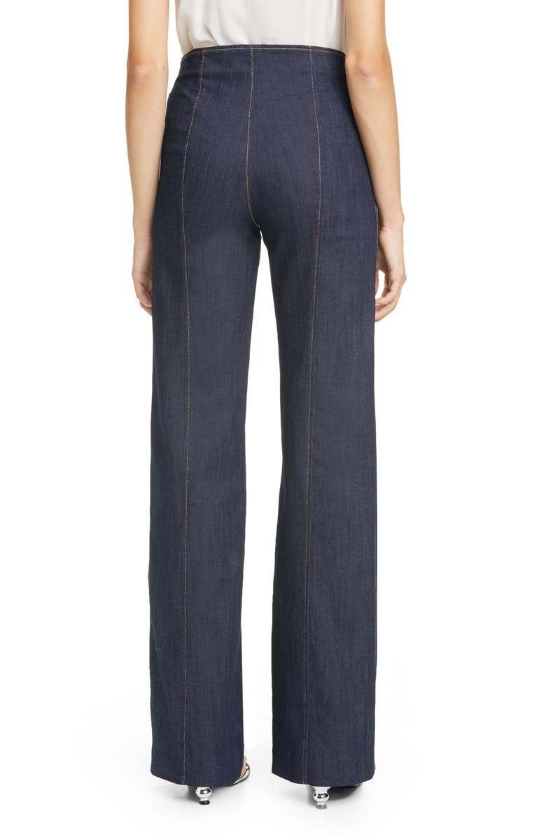 Cinq à Sept Azure Wide Leg Jeans, Alternate, color,