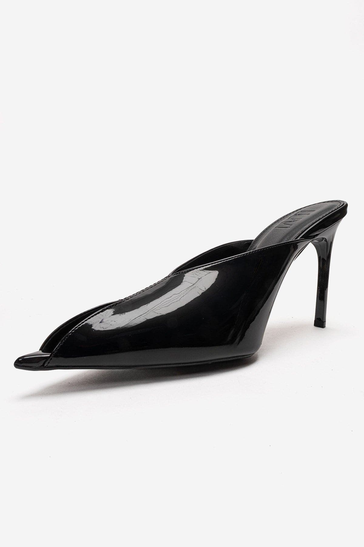 Prologue Shoes Mirena Stiletto Mule, Alternate, color, Black