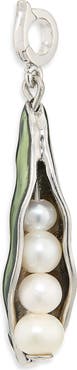 Tory Burch Curiosity Cultured Pearl Pea Pod Charm