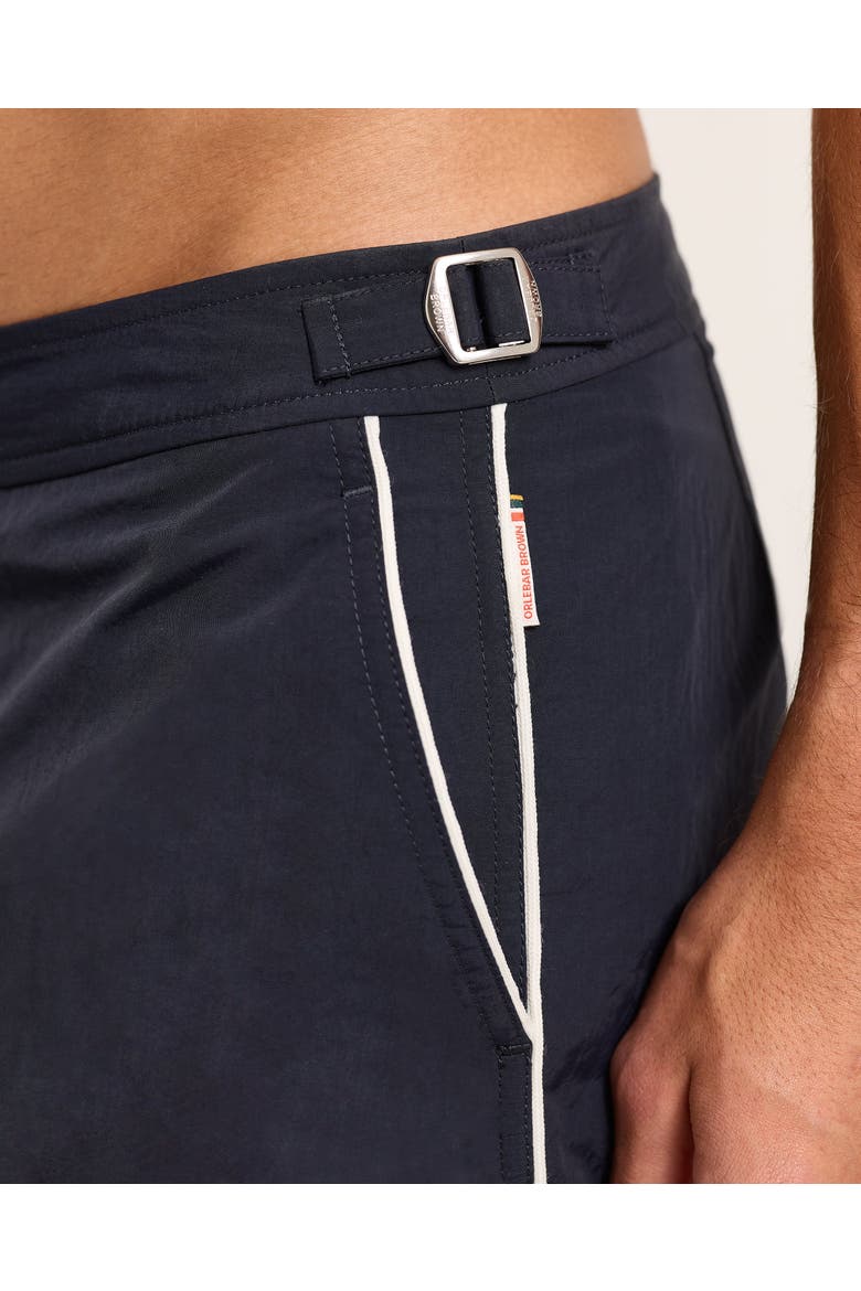 Bulldog Mid-Length Swim Shorts, Alternate, color, NIGHT IRIS