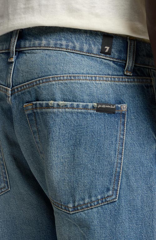 7 For All Mankind Bakersfield Modern Straight Jeans In Blue