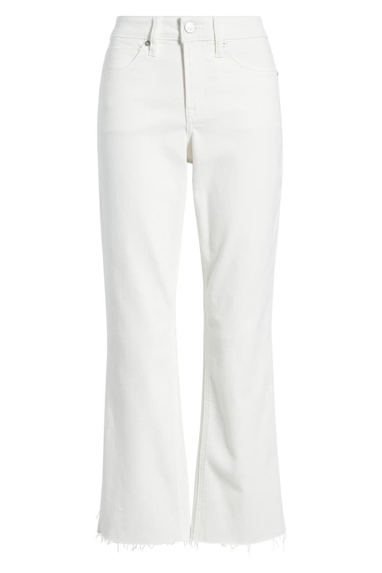 Crop Flare Jeans, Alternate, color, IVORY