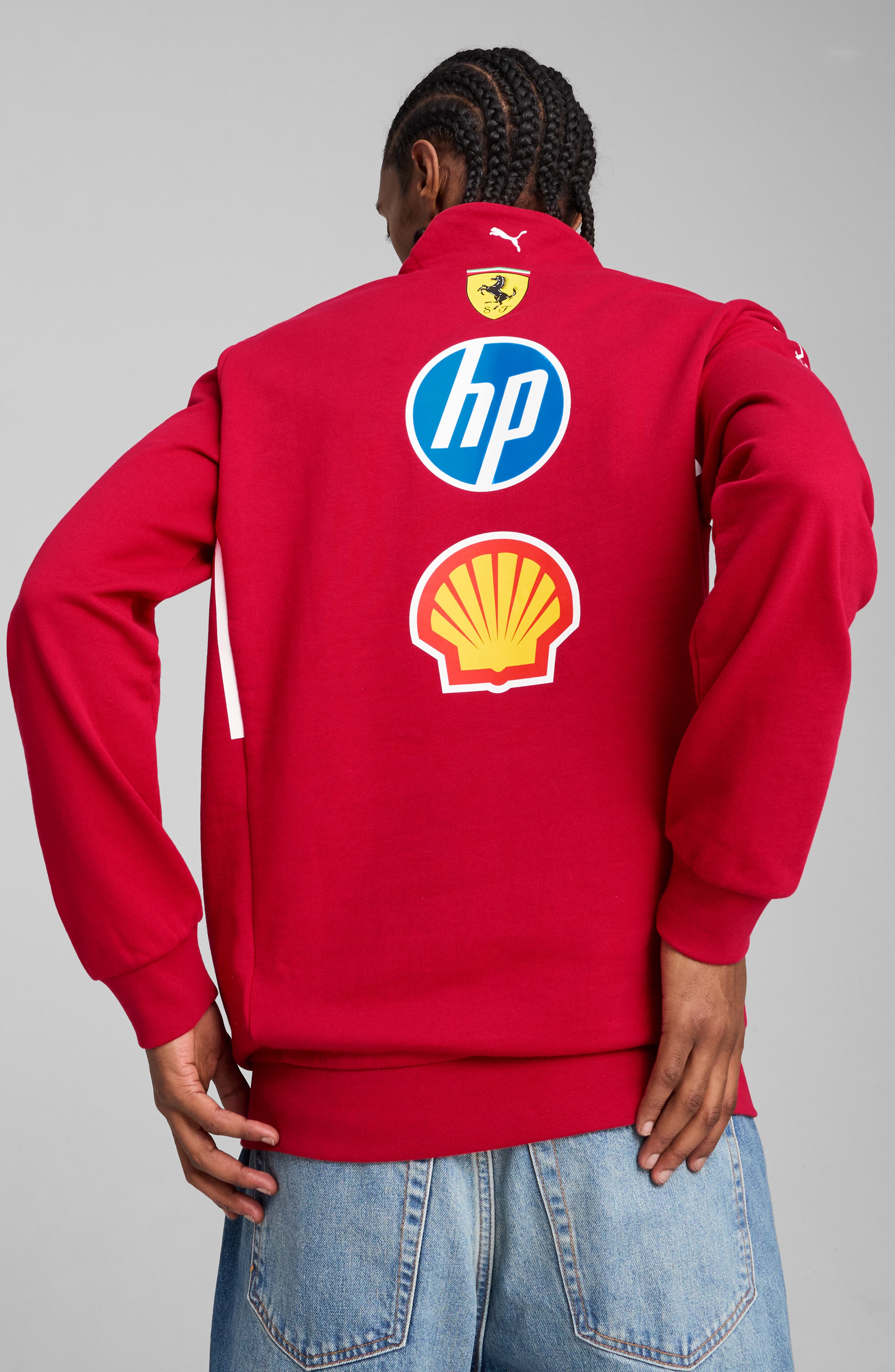 PUMA x 2025 Scuderia Ferrari HP Driver Quarter Zip Pullover (Men