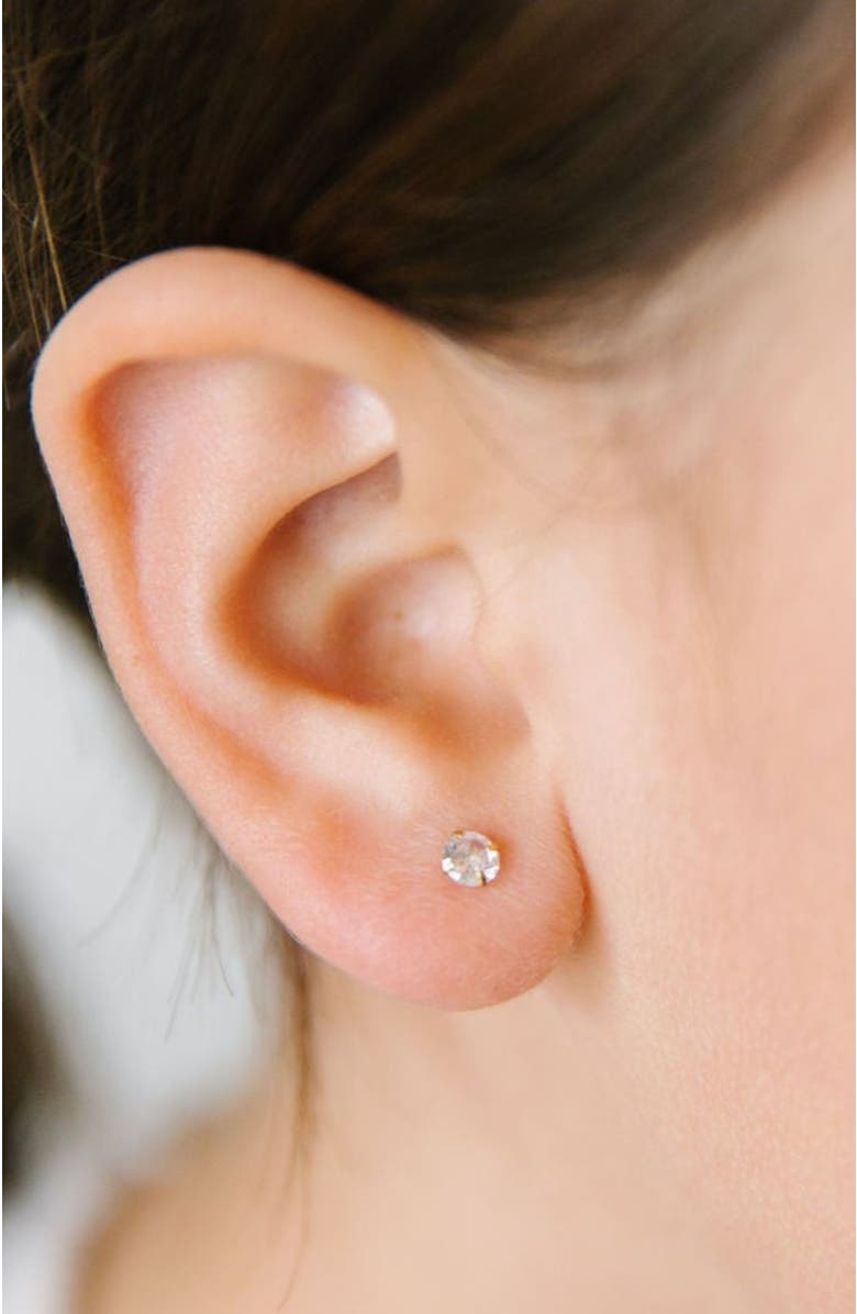 Pip Pop Diamond Stud Earrings, Alternate, color, Gold