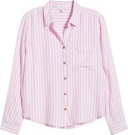 beachlunchlounge Candace Stripe Button-Up Shirt