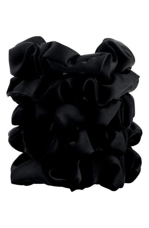 Satin 5-Pack Sleep Scrunchies