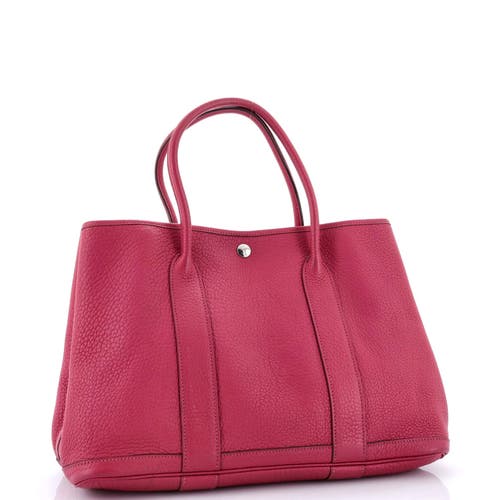 Pre-owned Hermes Hermes Garden Party Tote Leather 36