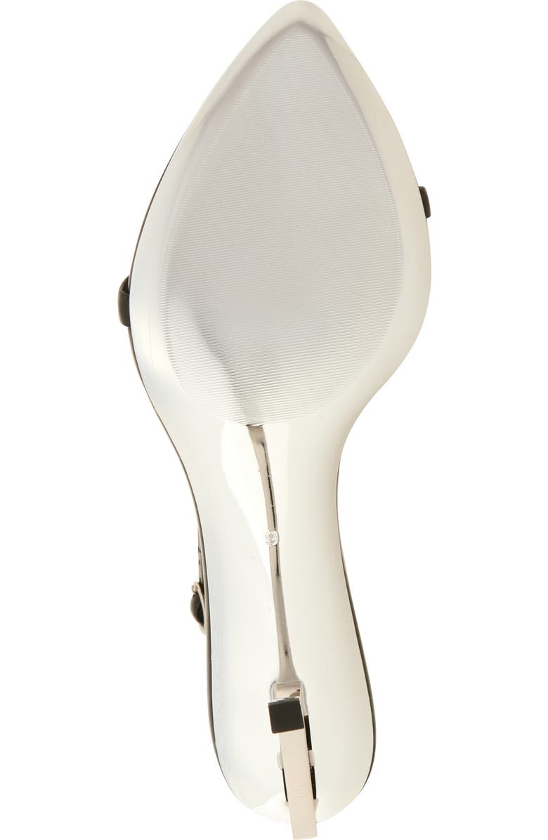 Jeffrey Campbell Obsession Ankle Strap Sandal, Alternate, color, Black Silver