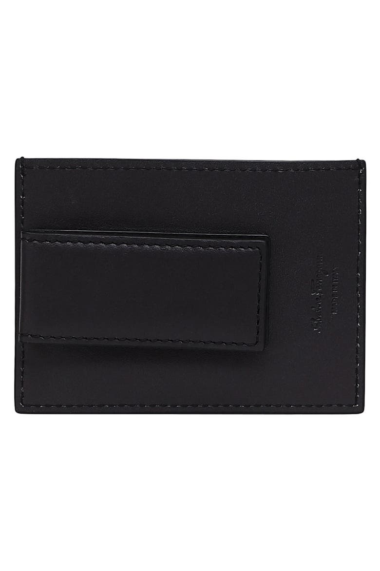 Revival Leather Card Case, Alternate, color, NERO/ DARK RAIN
