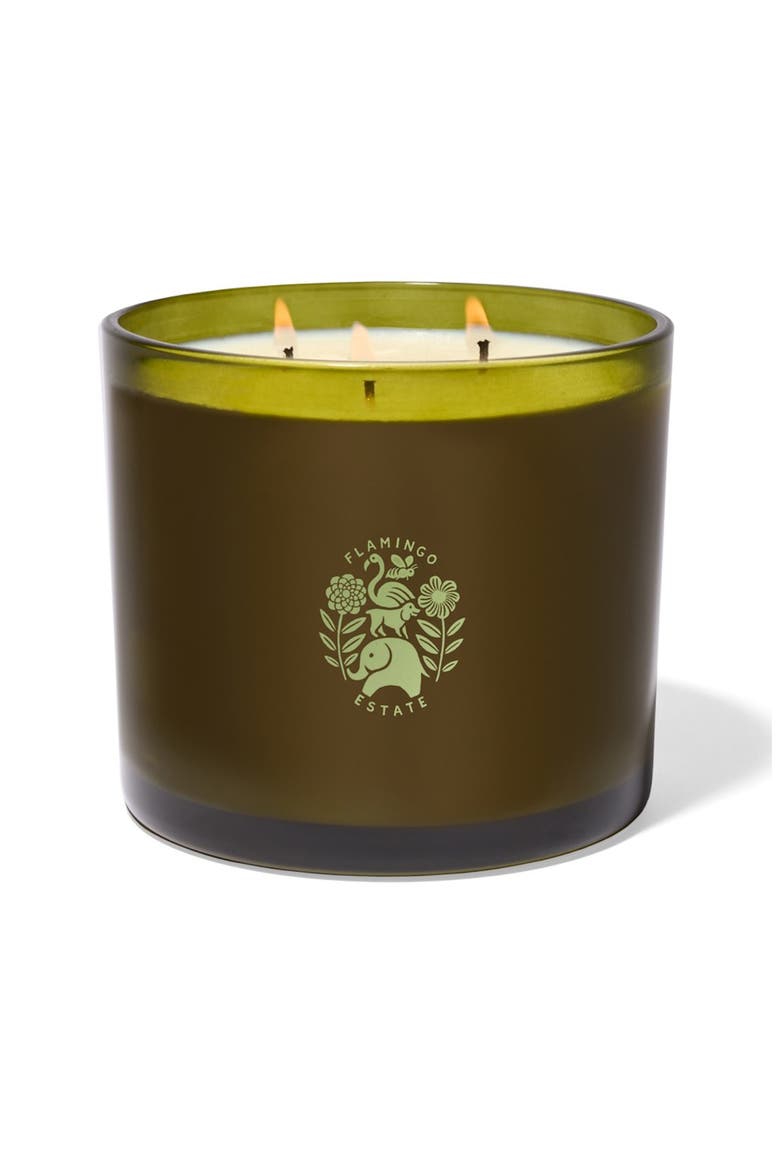 Night Blooming Jasmine & Damask Rose XL Candle, Alternate, color, GREEN