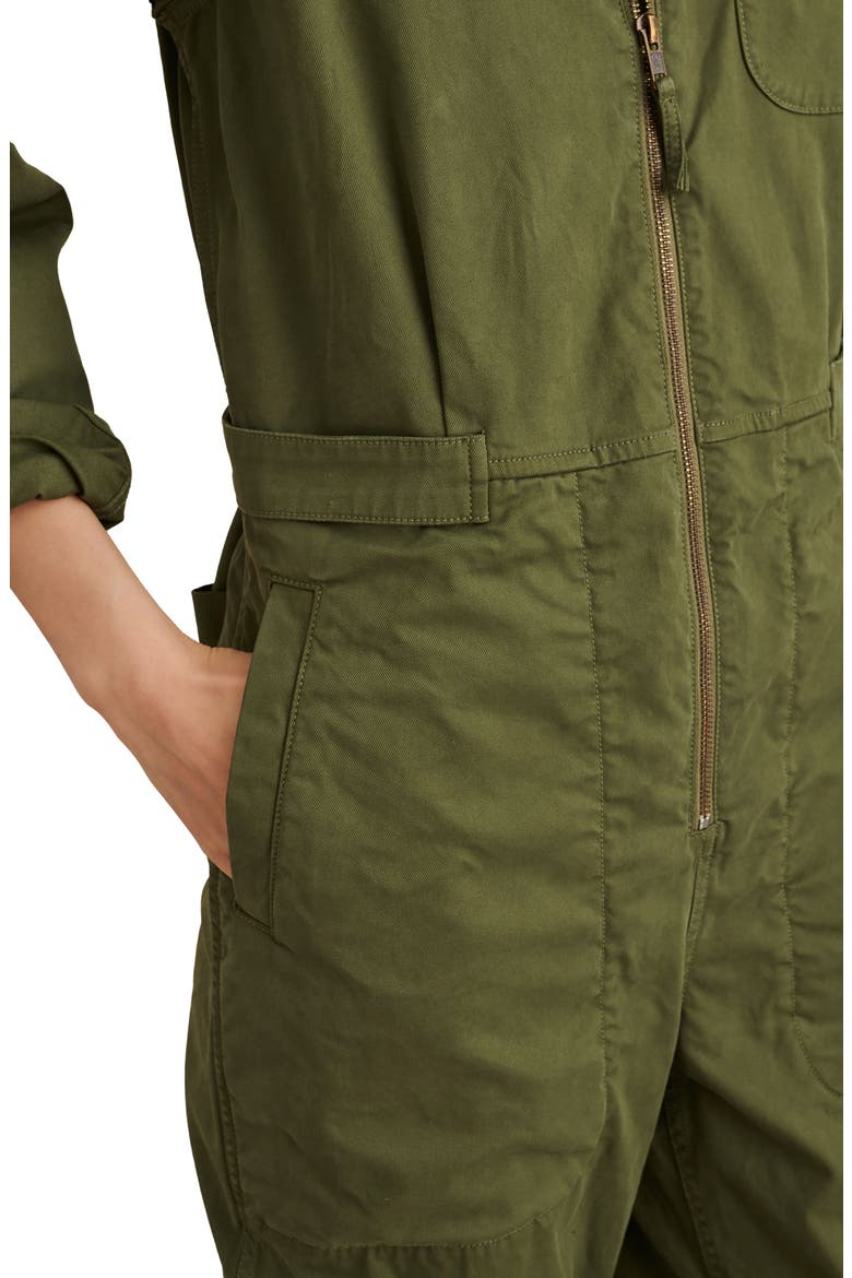 Judd Stretch Cotton Twill Boilersuit, Alternate, color, ARMY OLIVE