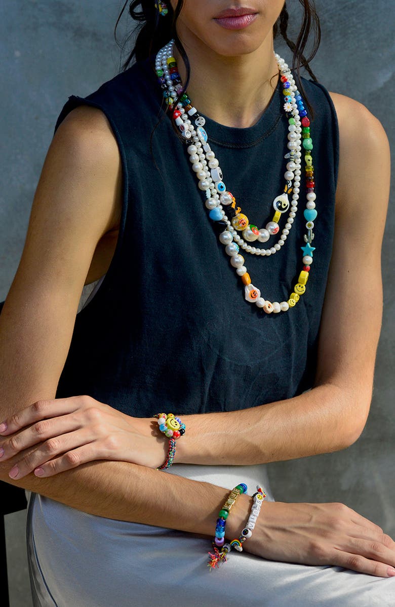 Venessa Arizaga Vibes Bracelet, Alternate, color, Rainbow