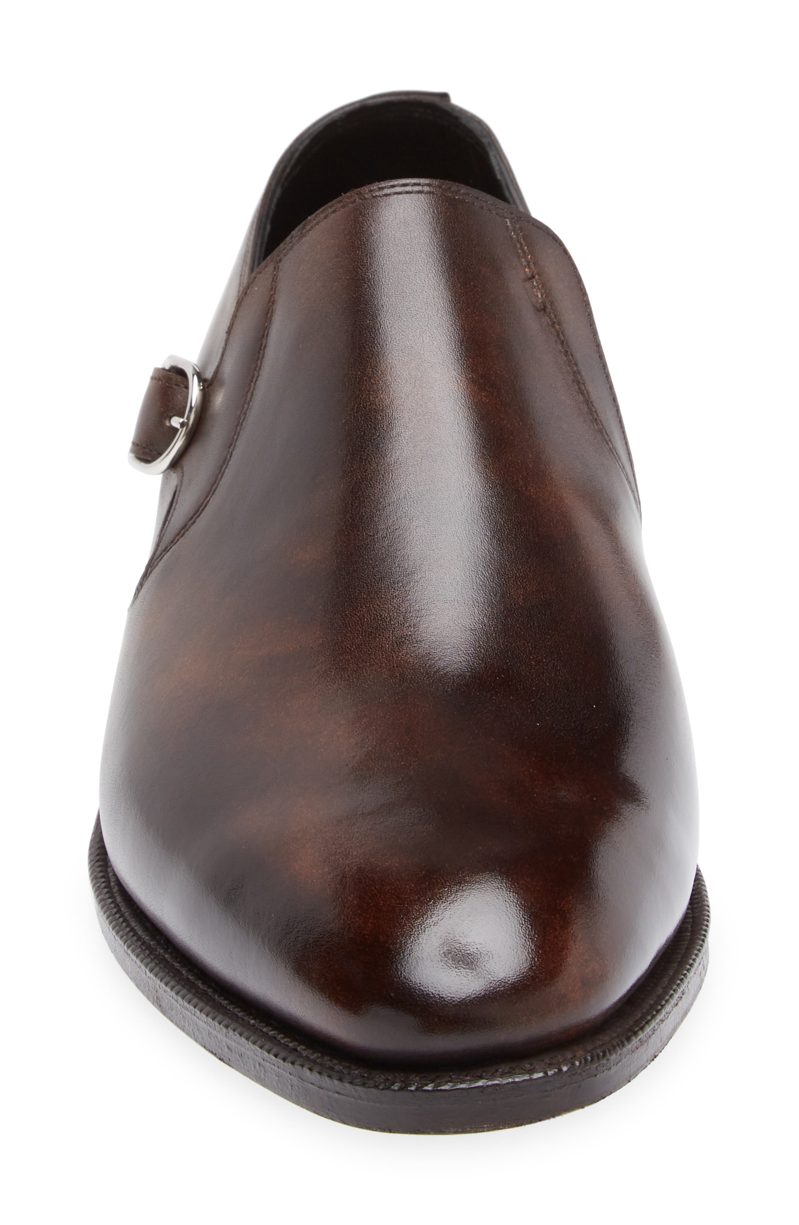 John Lobb Moorfields Side Buckle Slip-On, Alternate, color, 