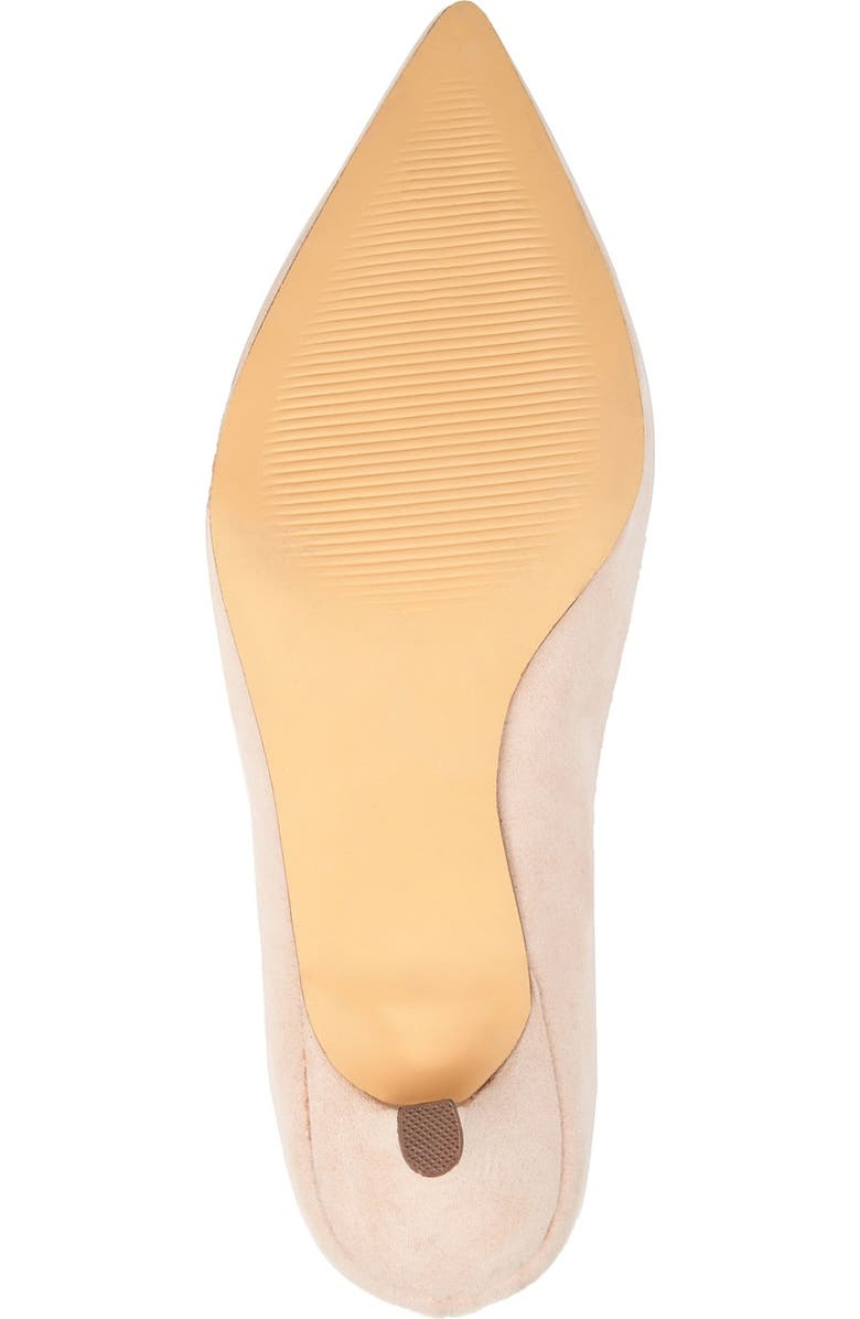 Journee Collection JOURNEE Goldie Kitten Heel Pump, Alternate, color, Nude
