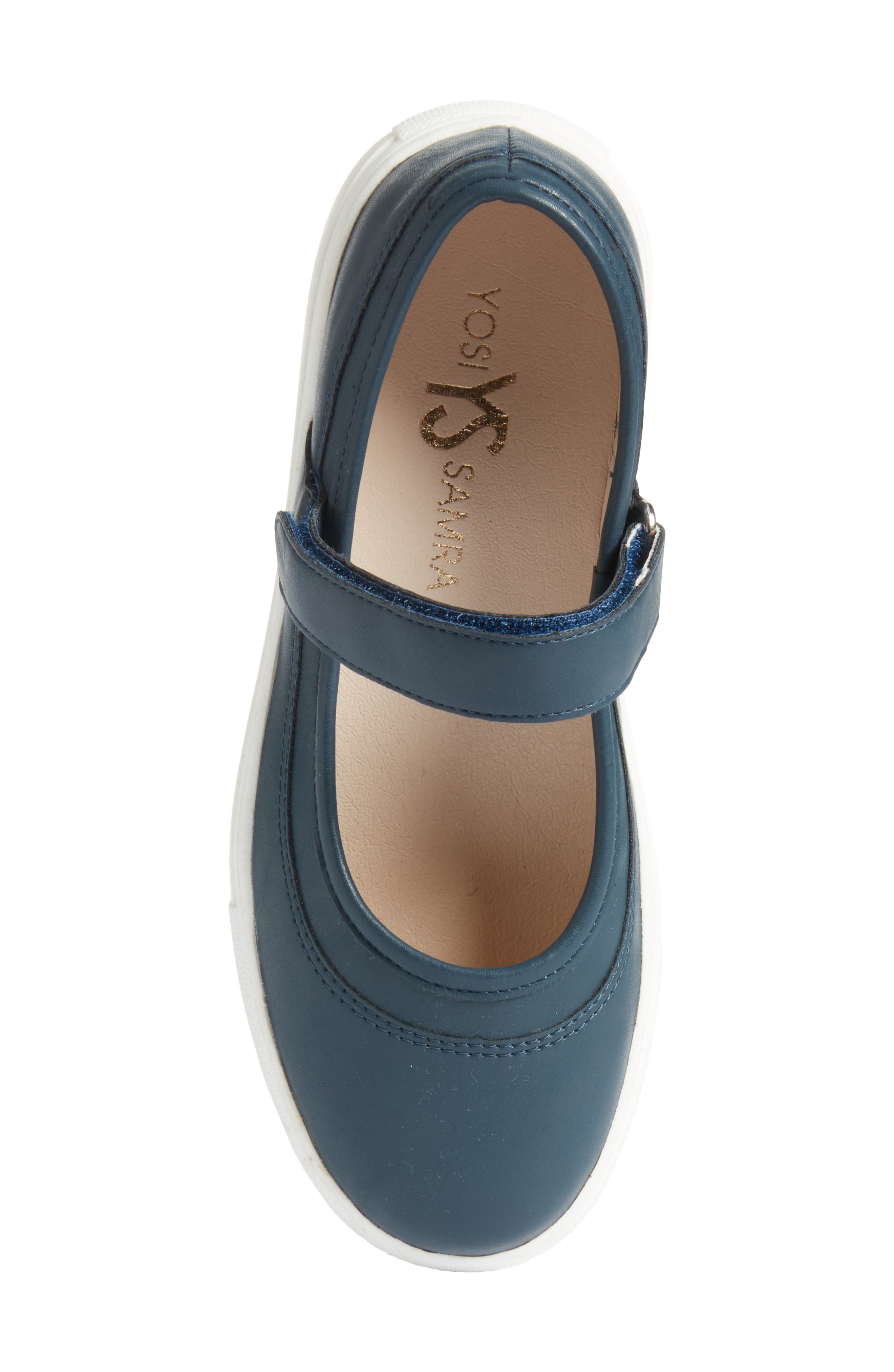 Yosi Samra Kids' Miss Adeline Mary Jane Shoe, Alternate, color, Navy