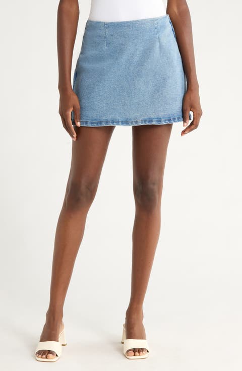 Cindi Denim Miniskirt