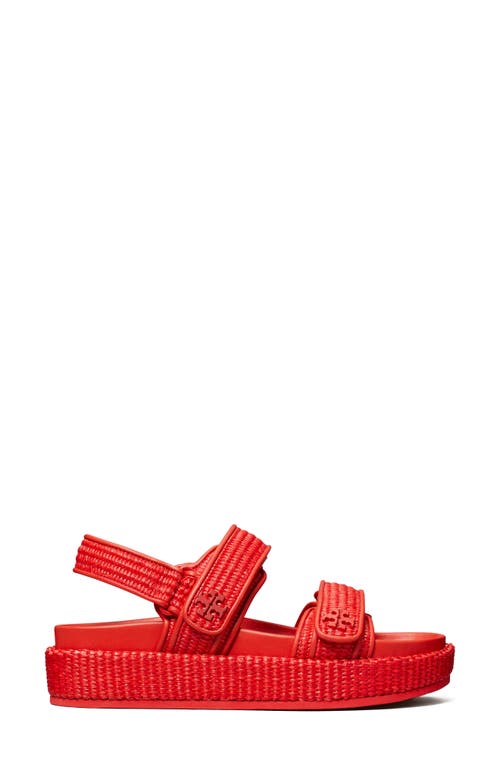 Tory Burch Kira Platform Sport Sandal In Red