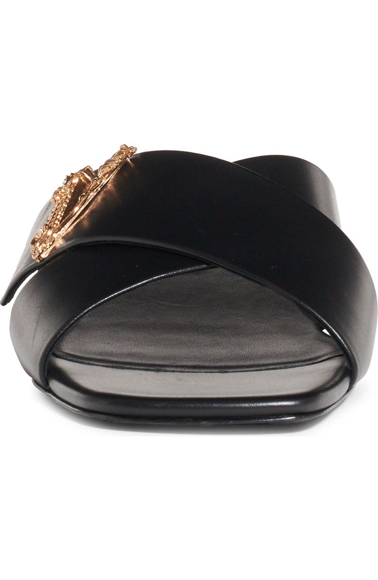 Versace Virtus Slide Sandal, Alternate, color,