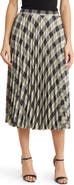 NIKKI LUND Robin Pleated Midi Skirt