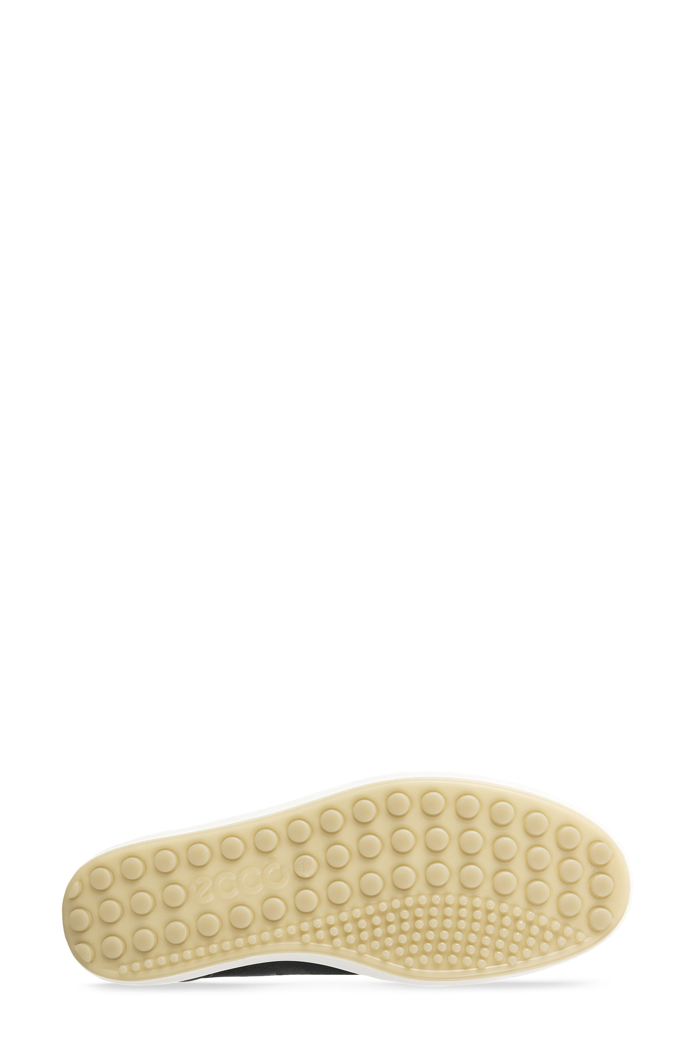 ECCO Soft 7 Mid Top Zip Sneaker, Alternate, color, Black