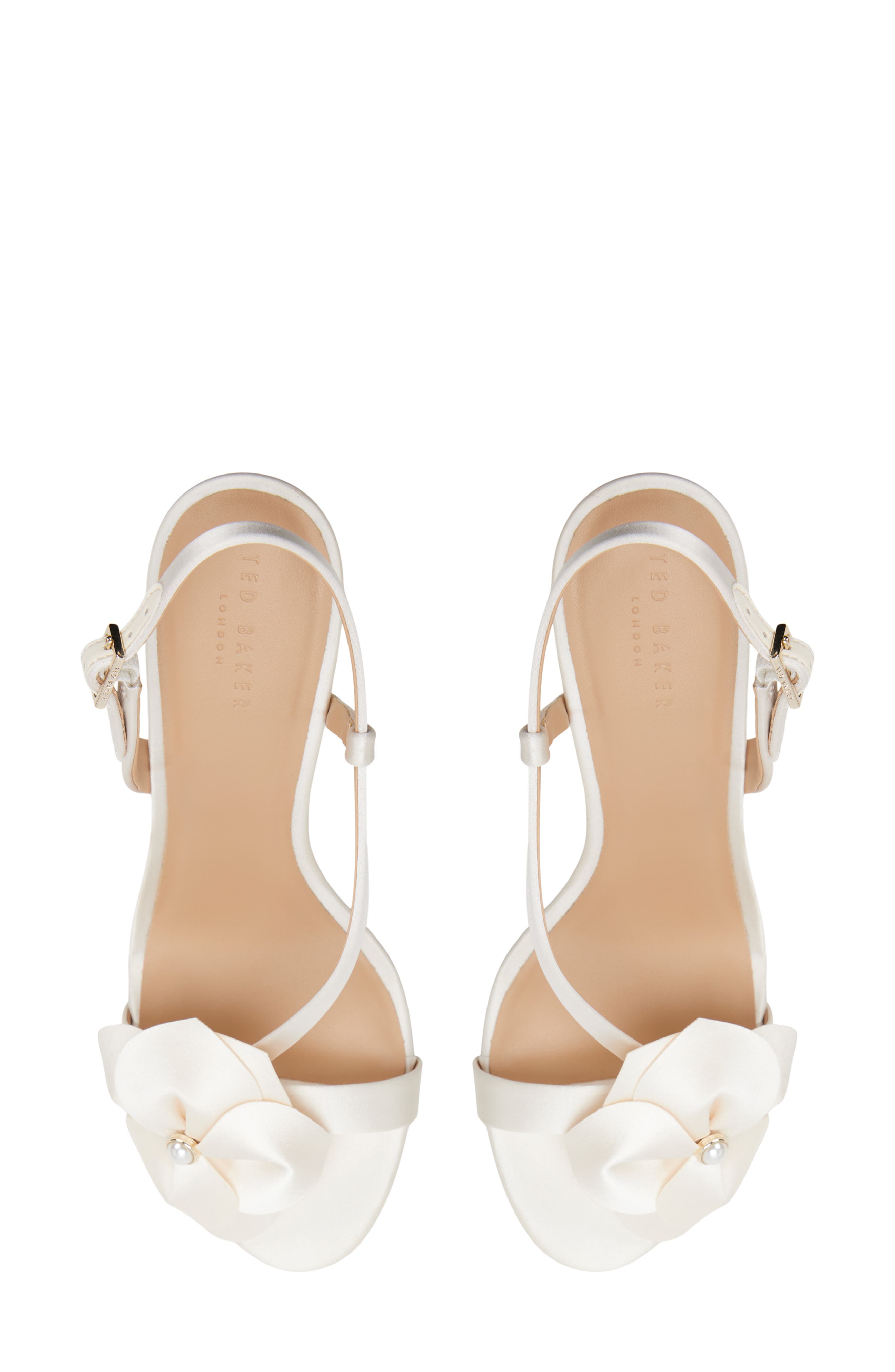 Ted Baker London Violet Floral Slingback Sandal, Alternate, color, White/Bone