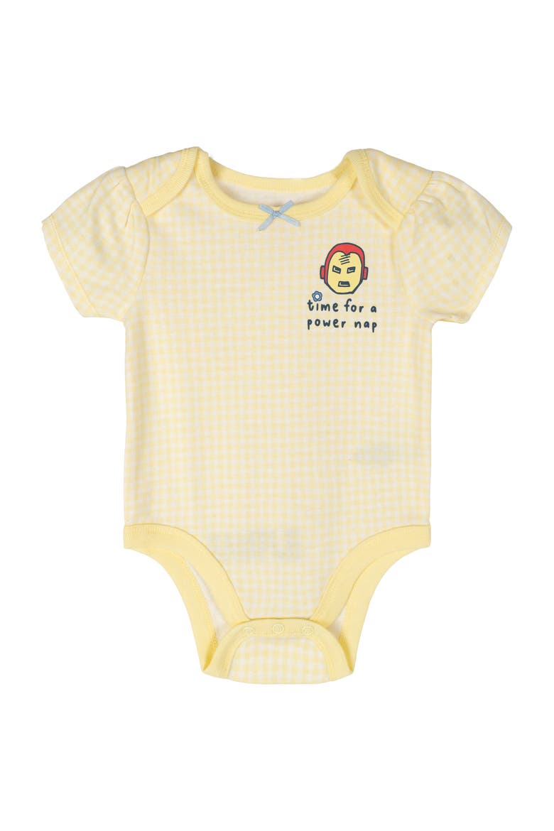 5-Pack One Piece Bodysuits, Alternate, color, Avengers Pink Multi