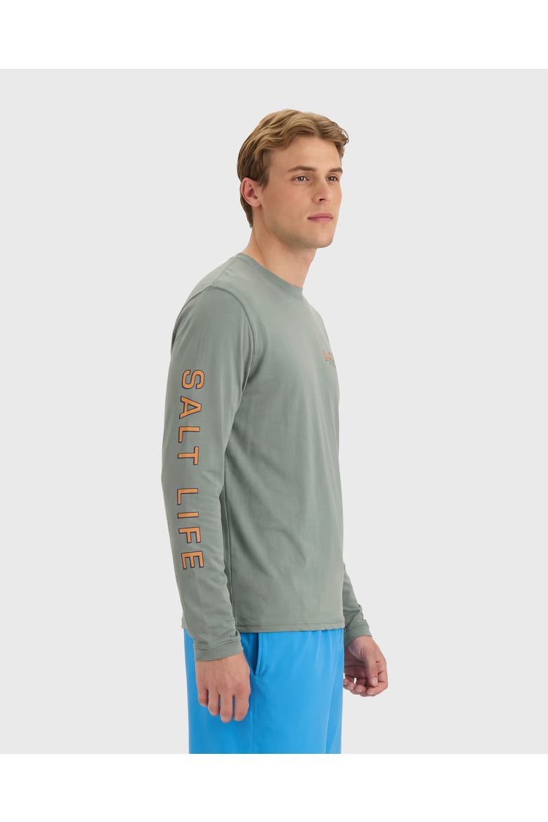 Bluewater Kings  Performance Long Sleeve Tee, Alternate, color, SAGEBRUSH HEATHER
