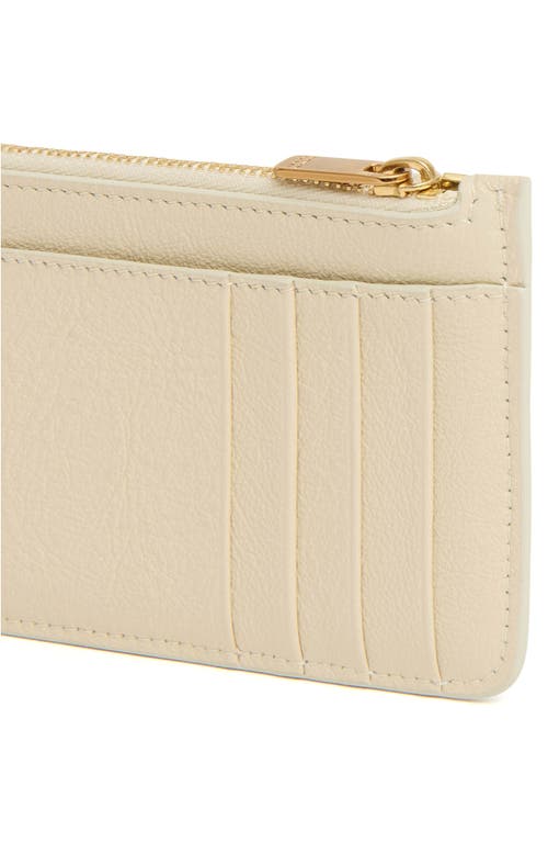 MANSUR GAVRIEL MANSUR GAVRIEL LEATHER ZIP CARD HOLDER