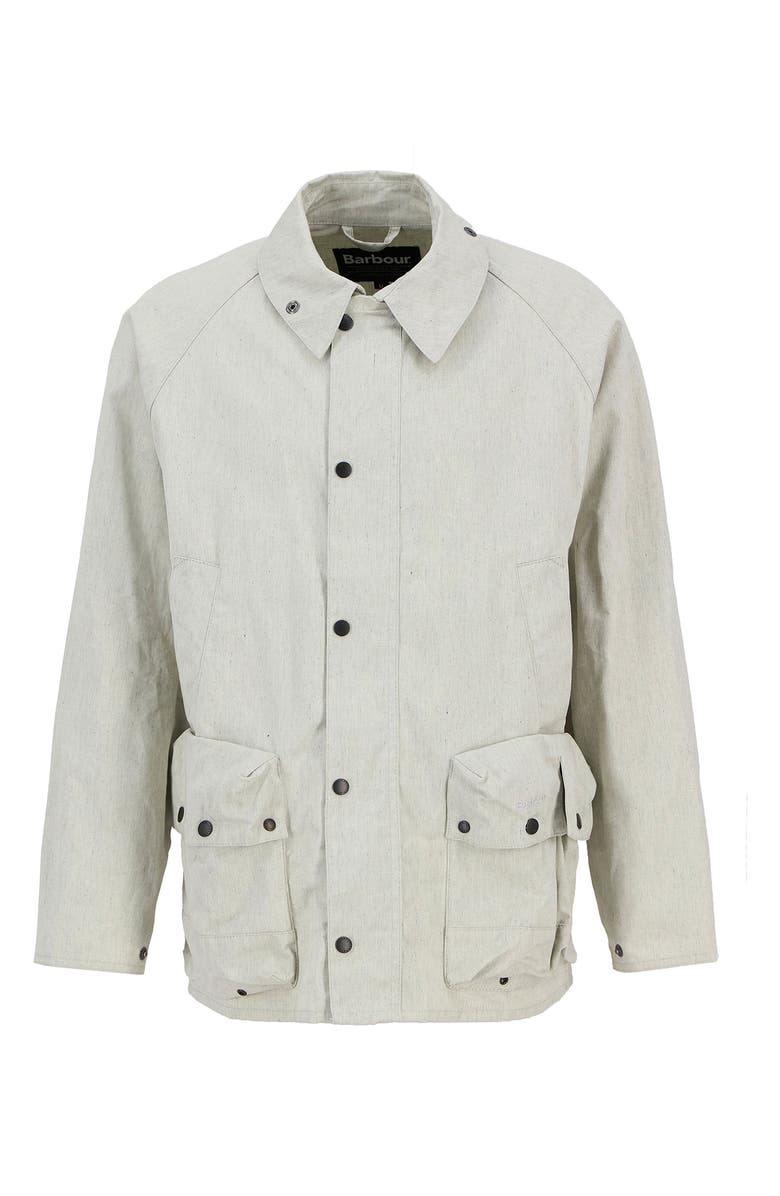 Barbour Modified Oversize Bedale Waxed Cotton Field Jacket, Alternate, color, Natural