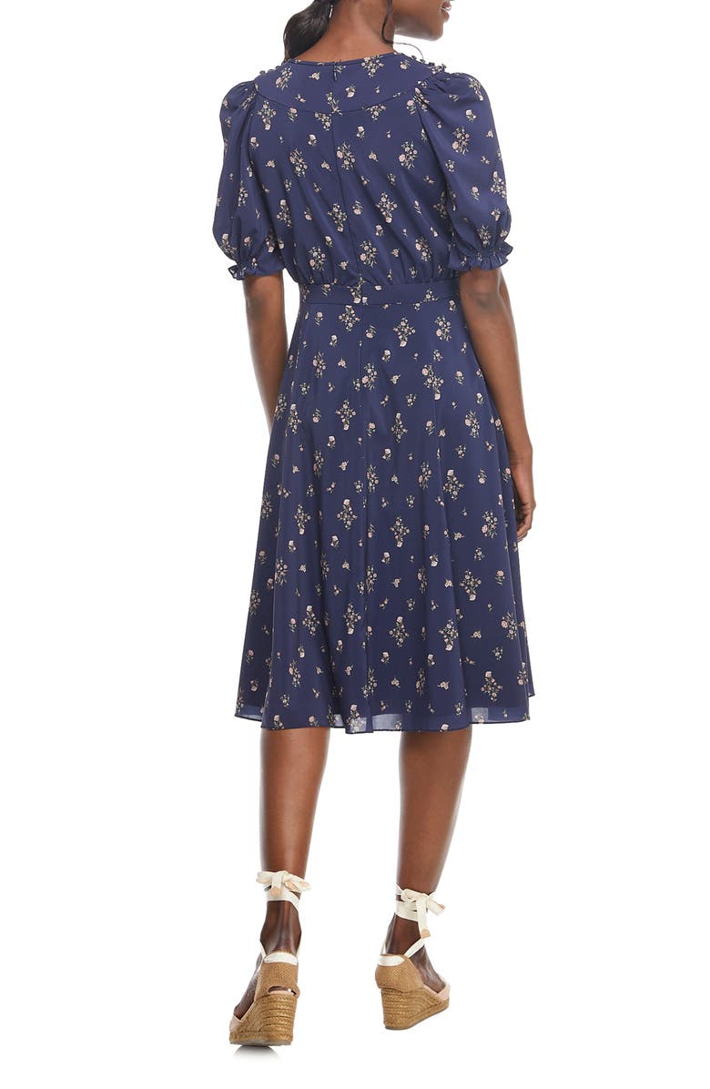 Gal Meets Glam Collection Emily Fit & Flare Dress, Alternate, color,