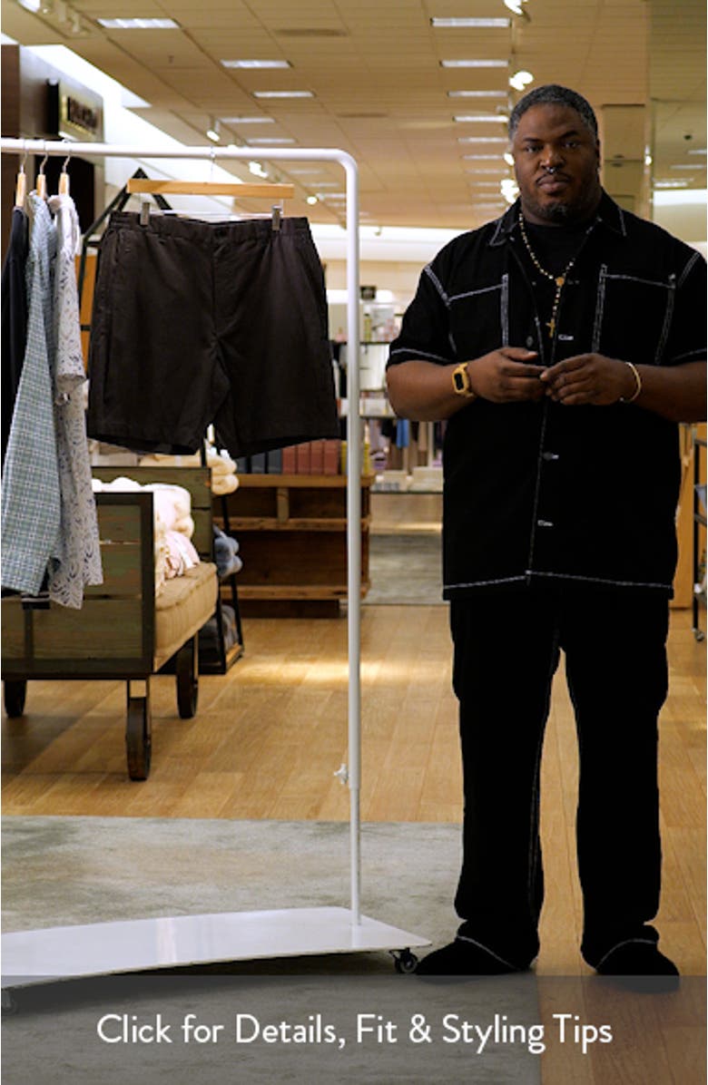 Fluid Slim Fit Bermuda Shorts, sales video thumbnail