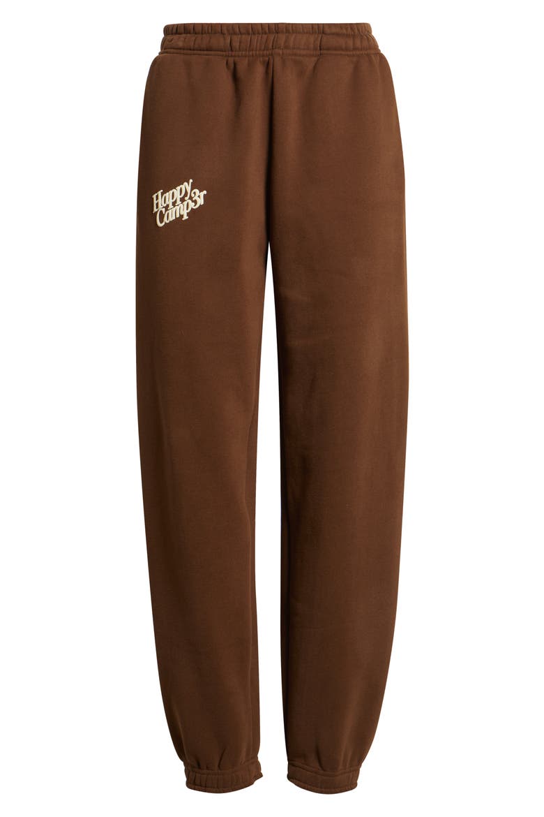 Puff Series Core Logo Cotton Blend Joggers, Alternate, color, CHESTNUT BROWN
